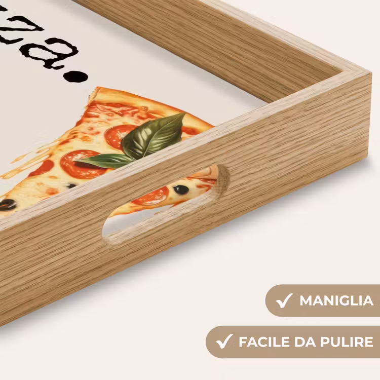 Vassoio - Pizza - Formaggio - Salame piccante — 8