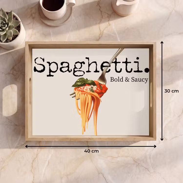 Vassoio - Spaghetti - salsa di pomodoro - parmigiano — 7
