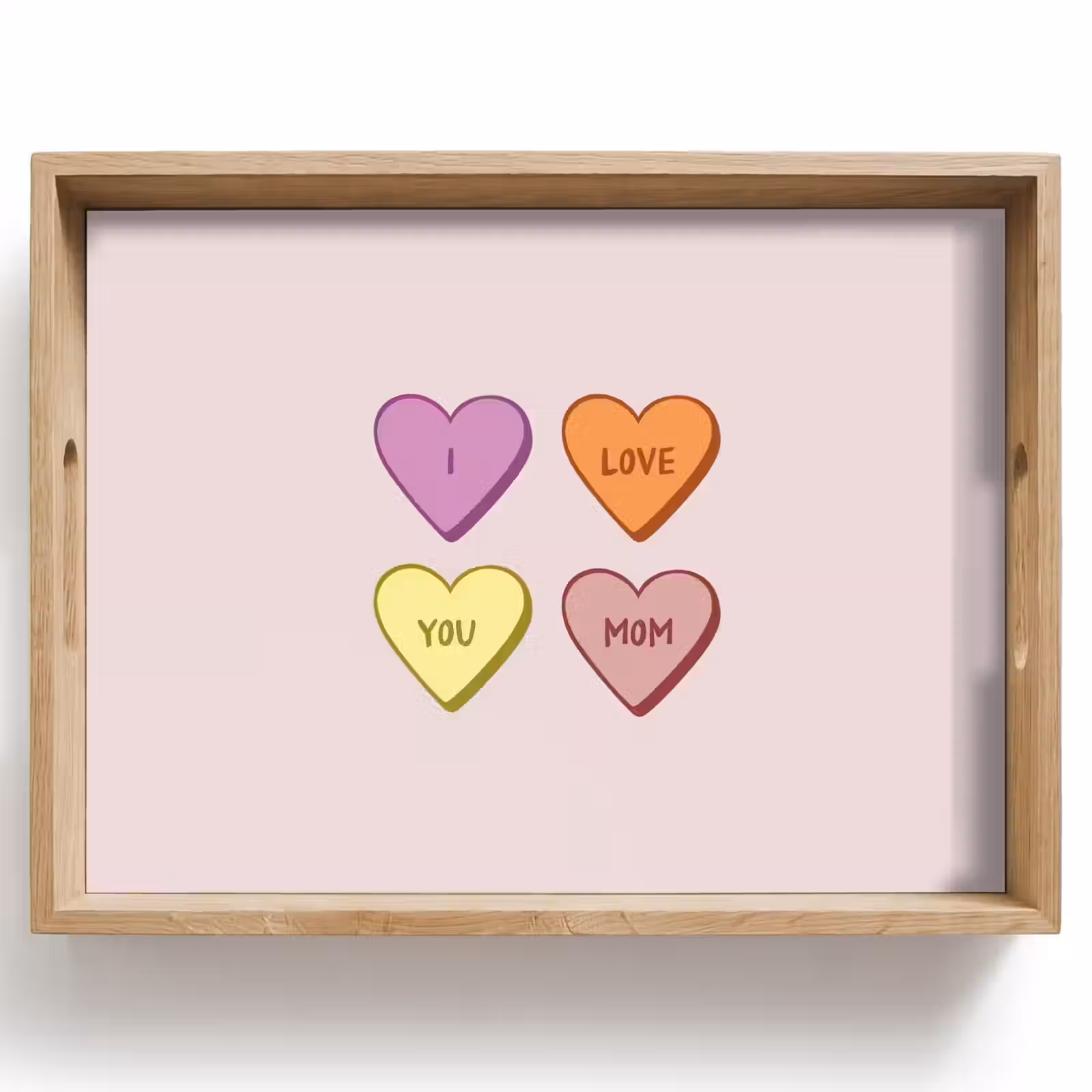 Vassoio - Cuori - Pastello - Amore - Madre — 1