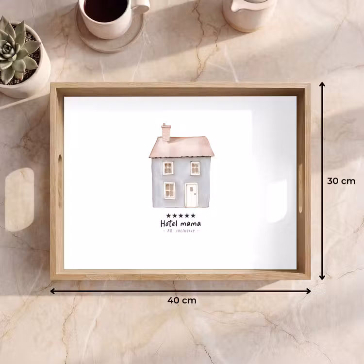 Vassoio - Azzurro - Casa - Mamma - Testo — 7