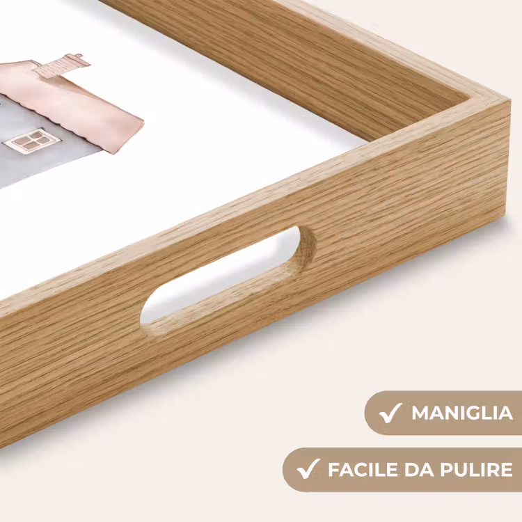 Vassoio - Azzurro - Casa - Mamma - Testo — 8