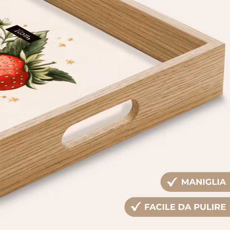 Vassoio - Fragole - Margherite - Citazione - Stelle — 8
