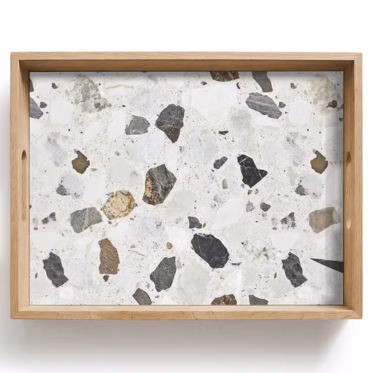 Vassoio - Marmo - Terrazzo - Decorazione - Design d'interni — 1