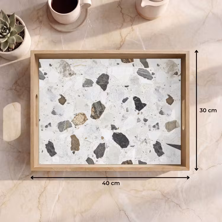 Vassoio - Marmo - Terrazzo - Decorazione - Design d'interni — 7