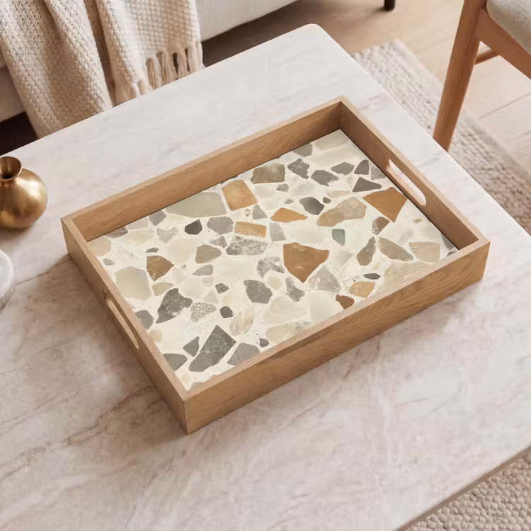 Vassoio - Pietre - Terrazzo - Decorazione - Piastrelle — 2