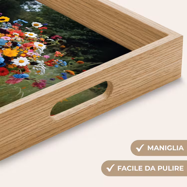 Vassoio - Fiori - Sgabello - Annaffiatoio - Campo — 8