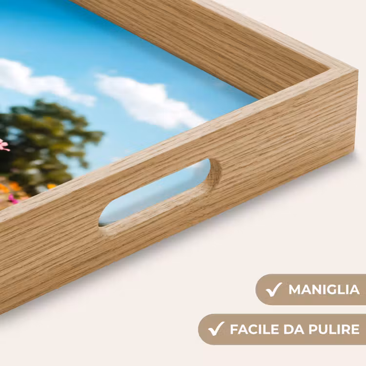 Vassoio - Prato fiorito - Blu - Cielo - Colori — 8