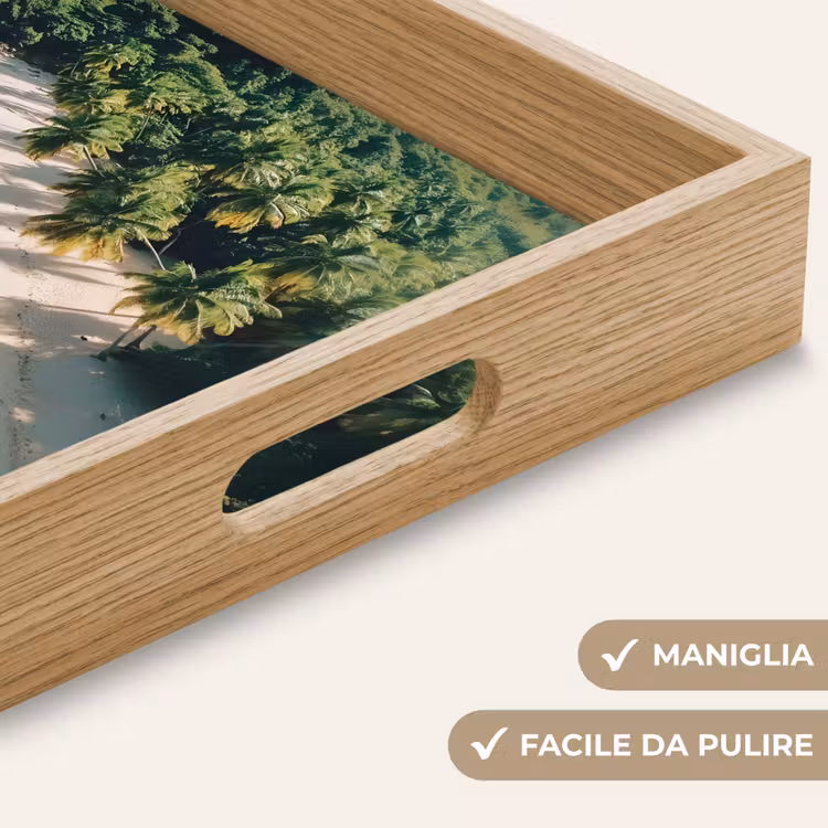 Vassoio - Tropicale - Spiaggia - Acqua - Palme — 8