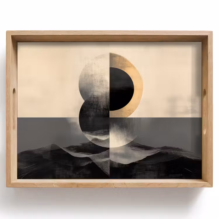 Vassoio - Cerchi - Ombra - Astratto — 1
