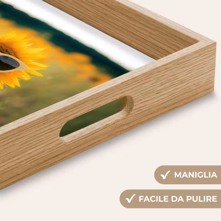 Vassoio - Girasole - Campo - Occhiali da sole — 8