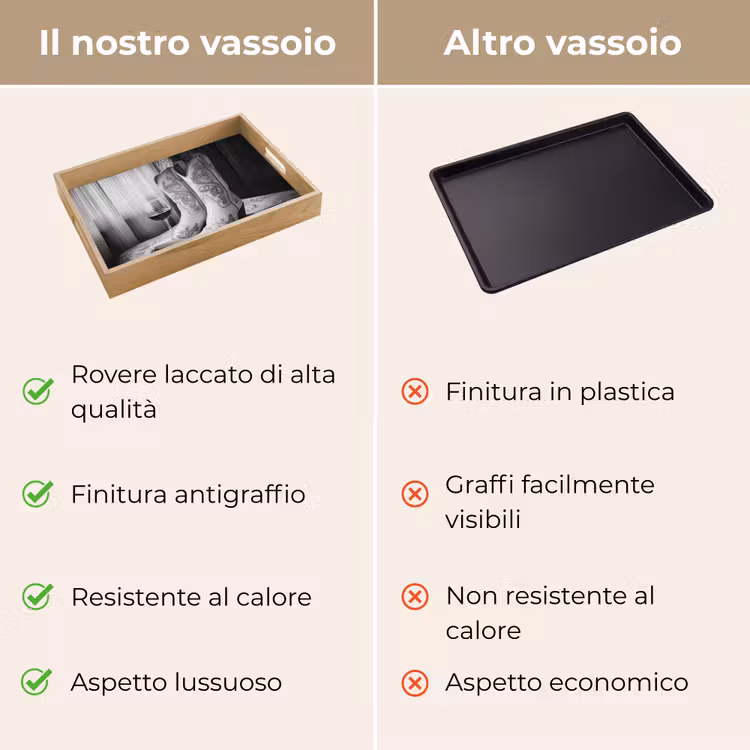 Vassoio - Vino - Stivali da cowboy - Luce alla finestra - Bianco — 9