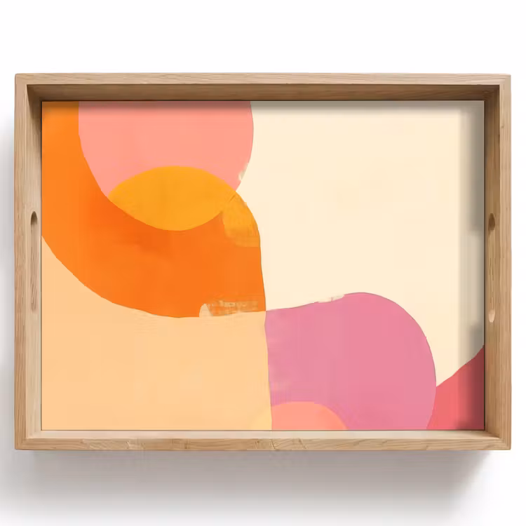 Vassoio - Forme - Astratte - Colorate — 1