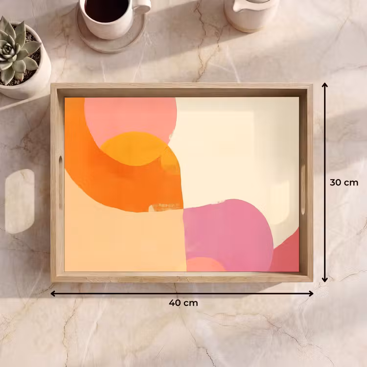Vassoio - Forme - Astratte - Colorate — 7