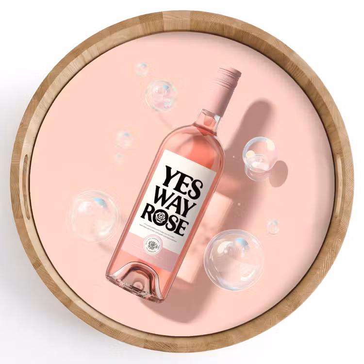 Vassoio - Bollicine - Rosé - Rosa — 1