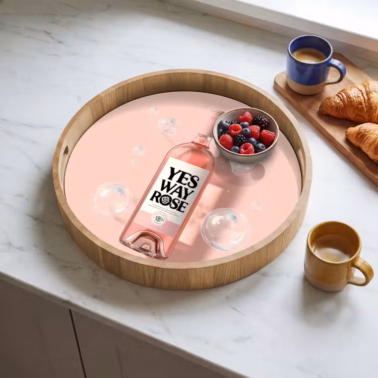 Vassoio - Bollicine - Rosé - Rosa — 3