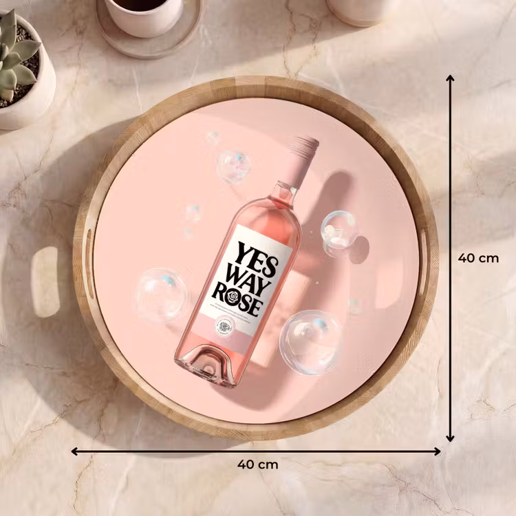 Vassoio - Bollicine - Rosé - Rosa — 7