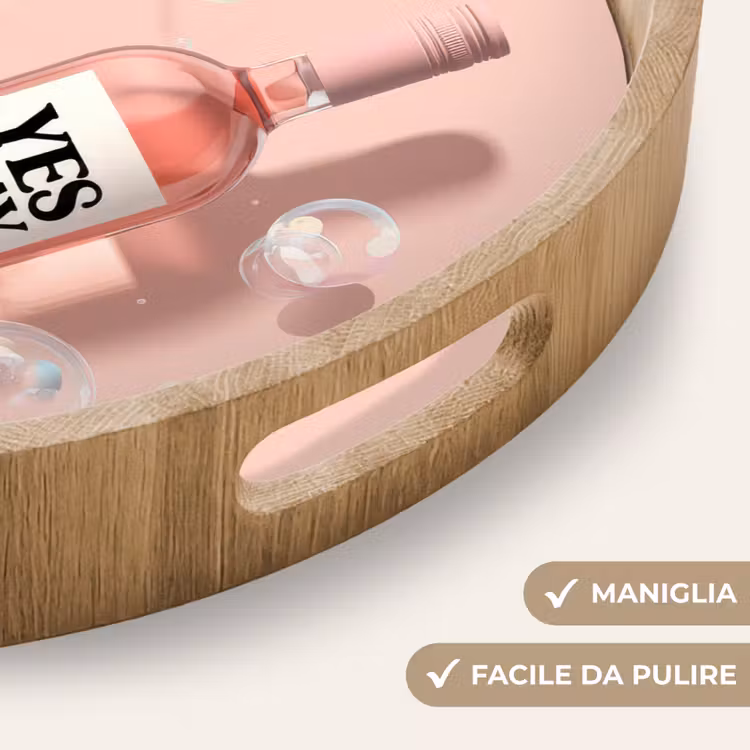 Vassoio - Bollicine - Rosé - Rosa — 8