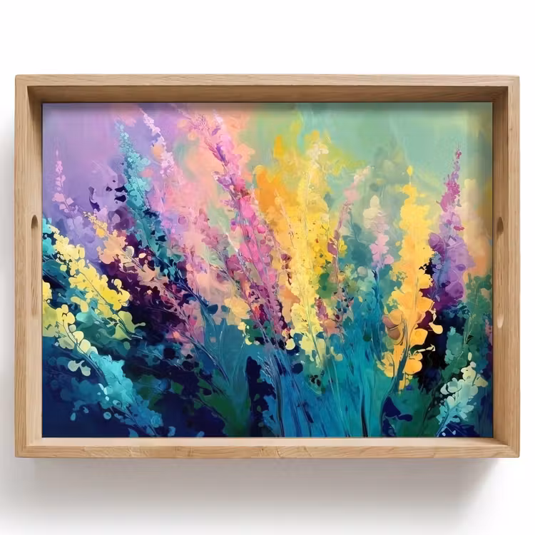 Vassoio - Dreamy - fiori allungati — 1