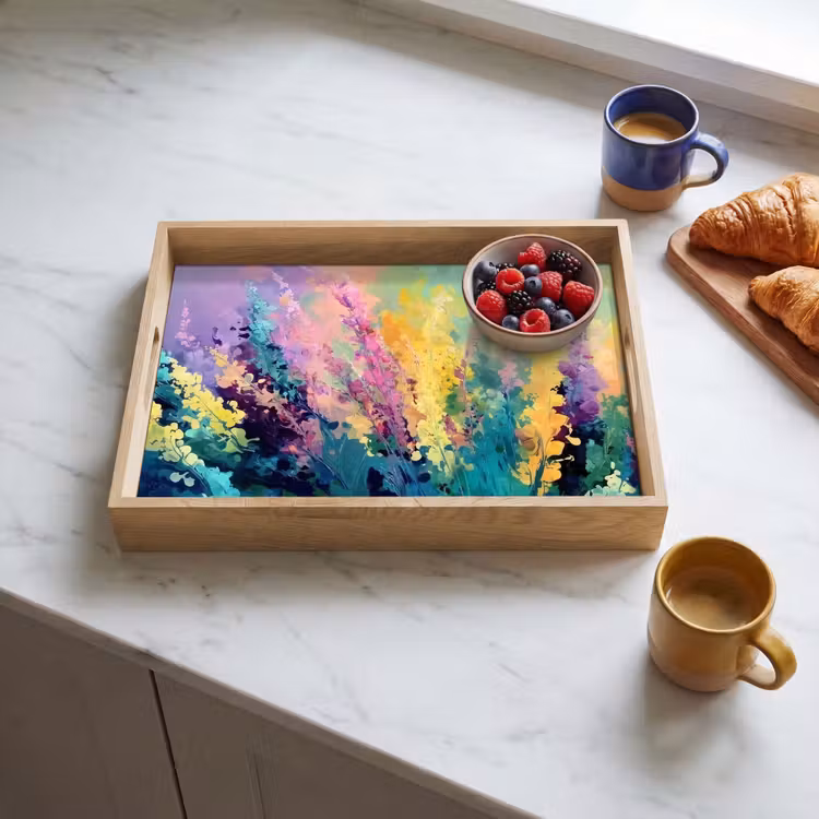 Vassoio - Dreamy - fiori allungati — 3