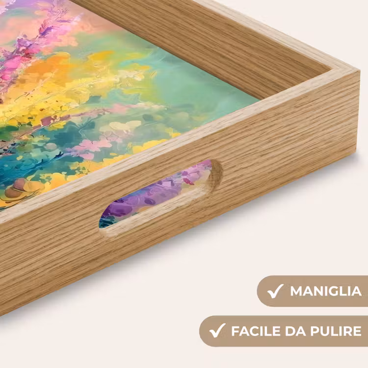 Vassoio - Dreamy - fiori allungati — 8
