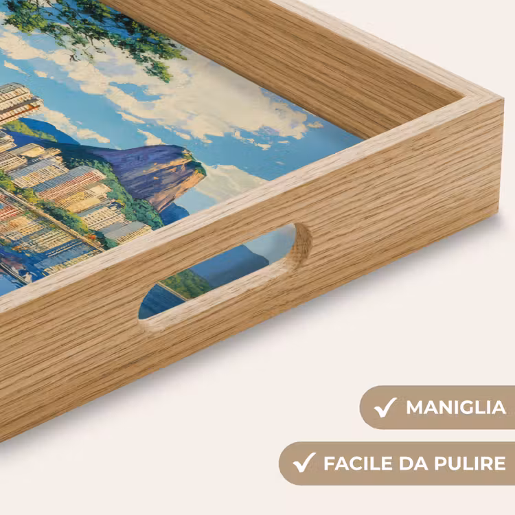 Vassoio - Montagna - Skyline - Spiaggia - Acqua — 8