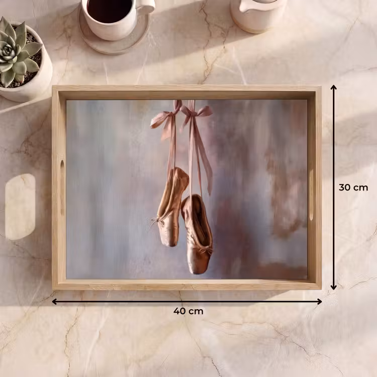 Vassoio - Ballerine - Raso - Tonalità della terra — 7