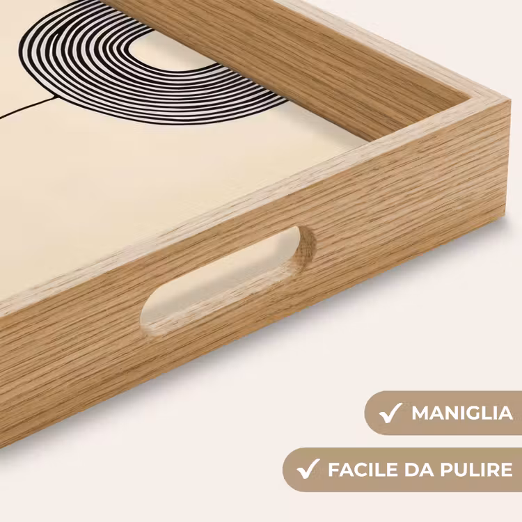 Vassoio - Archi geometrici - Minimalista - Simmetrico — 8