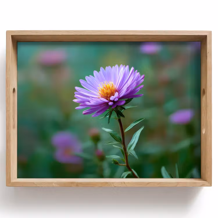 Vassoio - Aster - Viola - Fiore - Petali — 1