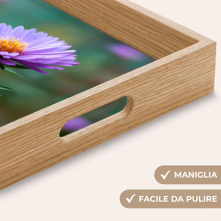 Vassoio - Aster - Viola - Fiore - Petali — 8