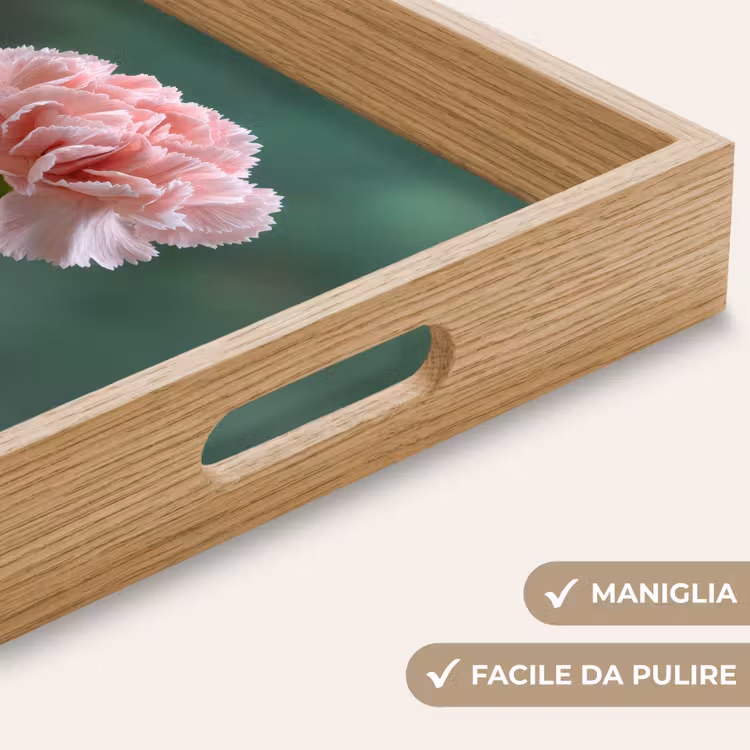 Vassoio - Garofano - Rosa - Petali — 8