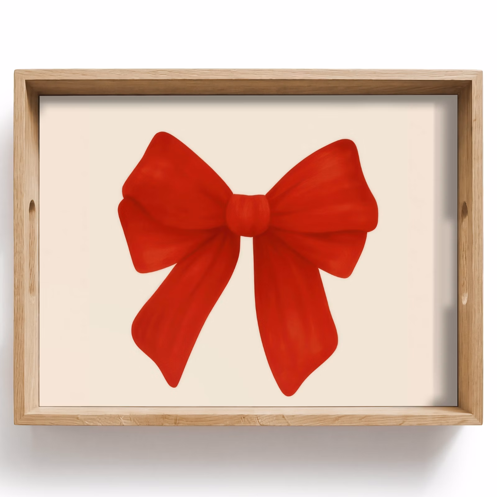 Vassoio - Papillon - Simmetrico - Rosso - Nastro — 1