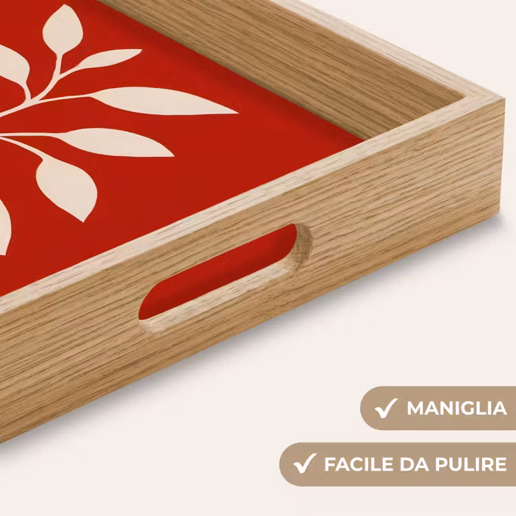 Vassoio - Silhouette - Foglie - Ramo — 8