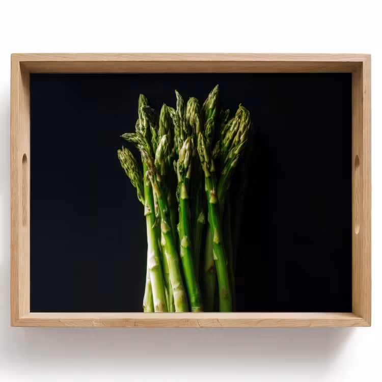 Vassoio - Asparagi - verde brillante — 1
