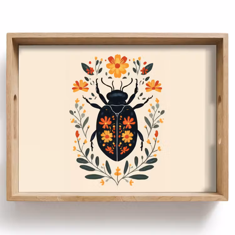 Vassoio - Fiori - Arancio - Piante - Ornamentali — 1