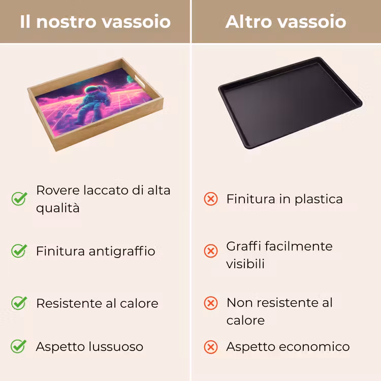 Vassoio - Astronauta - Neon - Rosa - Nuvole — 9