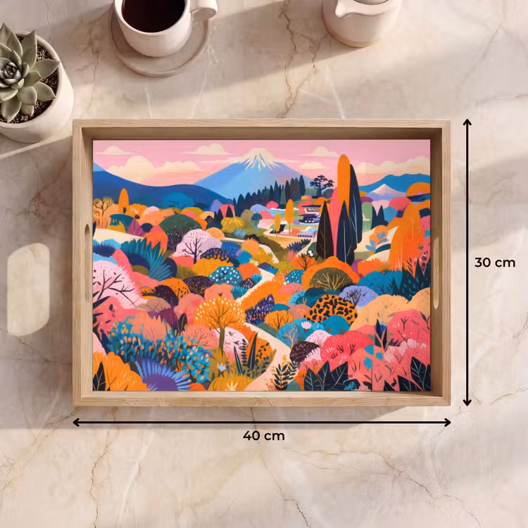 Vassoio - Cima bianca - Moderno - Colorato — 7