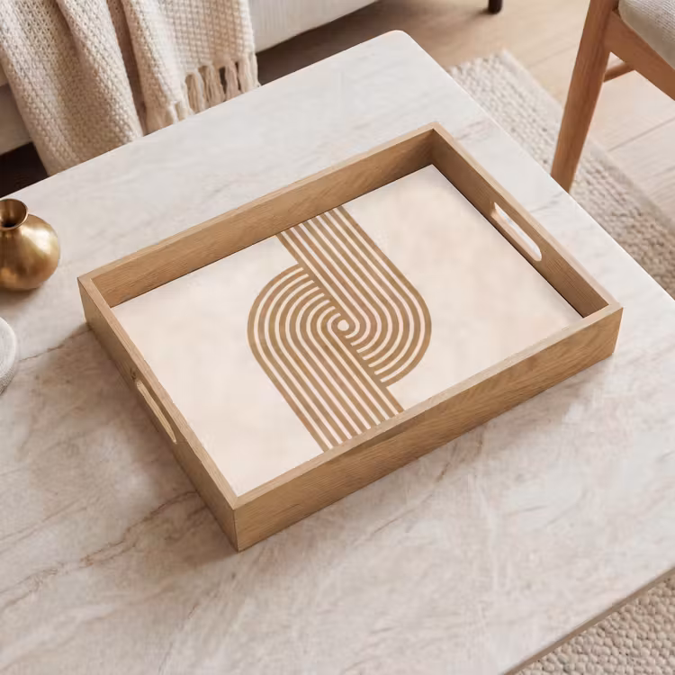 Vassoio - Curva simmetrica - Color rame — 2