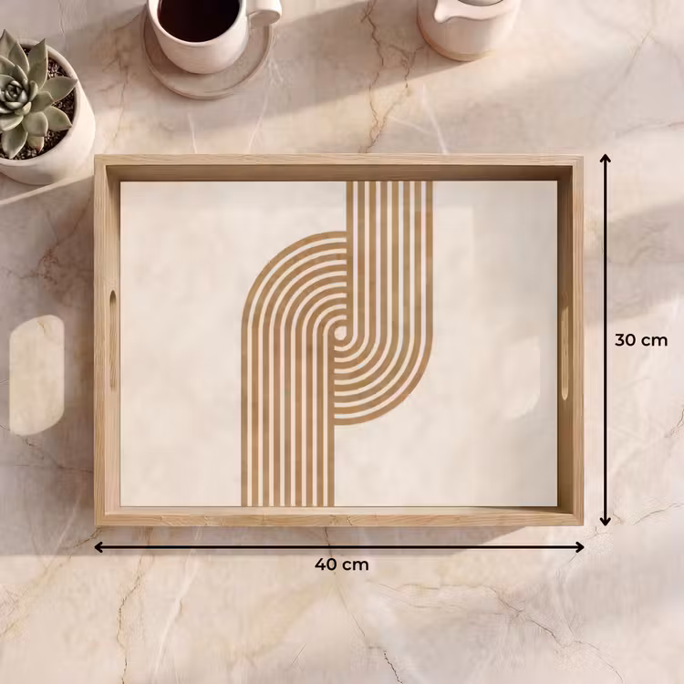 Vassoio - Curva simmetrica - Color rame — 7