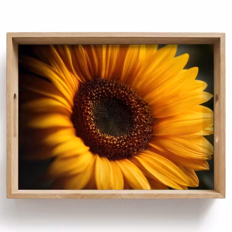 Vassoio - Giallo - Girasole - Estate — 1