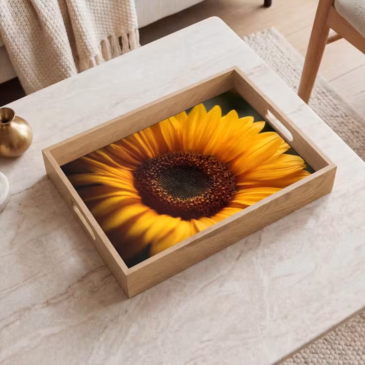 Vassoio - Giallo - Girasole - Estate — 2
