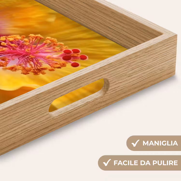 Vassoio - Giallo - Ibisco - Tropicale — 8