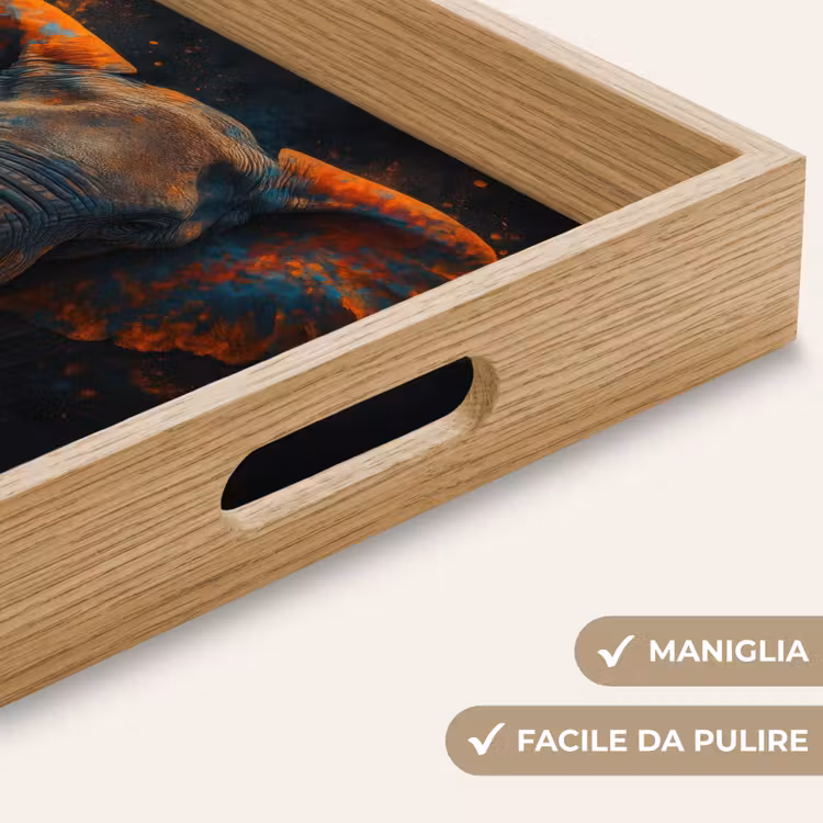 Vassoio - Elefante - Arancione - Orecchie — 8