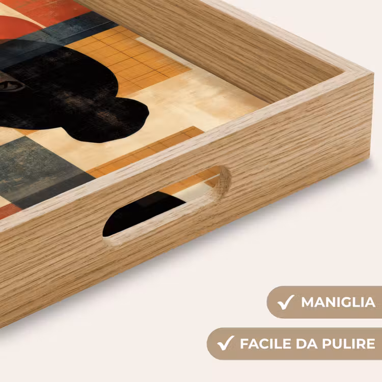 Vassoio - Vista laterale - Donna - Forme — 8