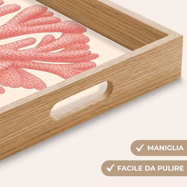 Vassoio - Corallo - Puntini - Rosa — 8