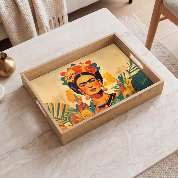 Vassoio - Femminile - Fiori - Gioielli — 2