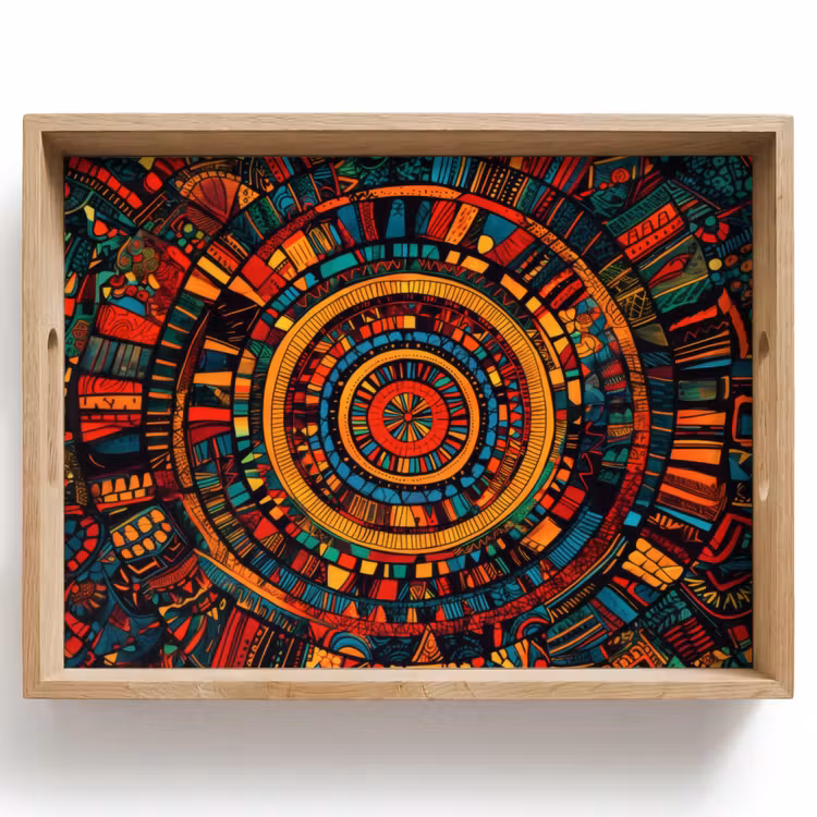 Vassoio - Mandala - Cerchi - Modelli — 1
