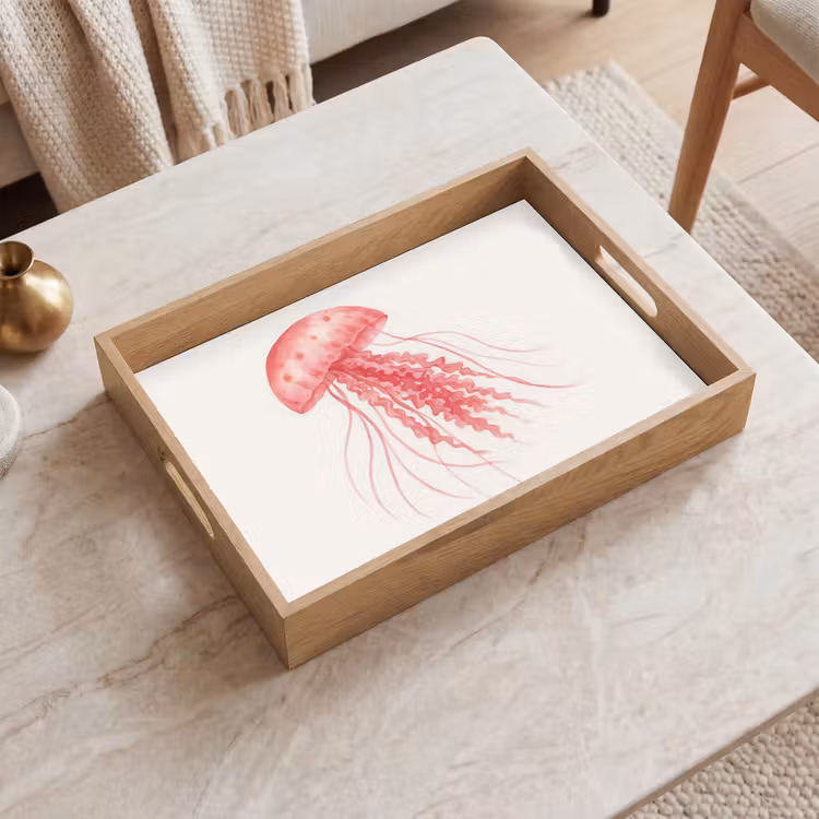 Vassoio - Medusa - Tentacoli - Rosa — 2