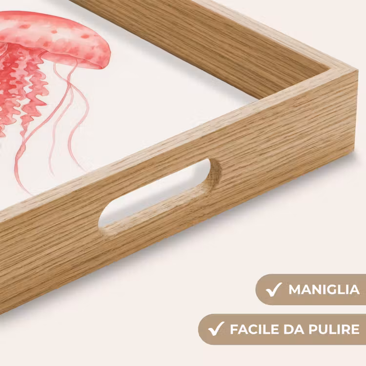 Vassoio - Medusa - Tentacoli - Rosa — 8