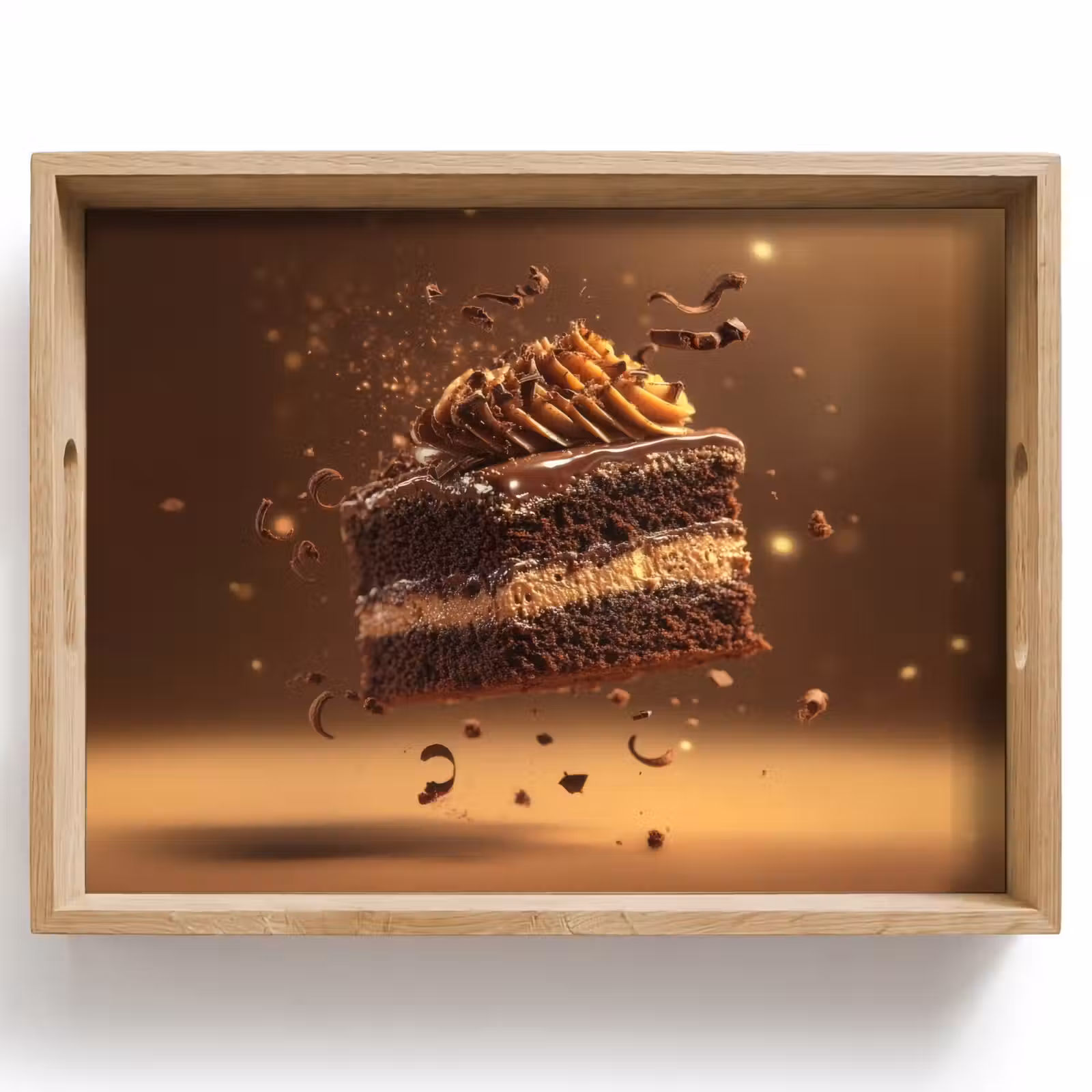 Vassoio - Torta - Cioccolato - Cibo - Brownie — 1