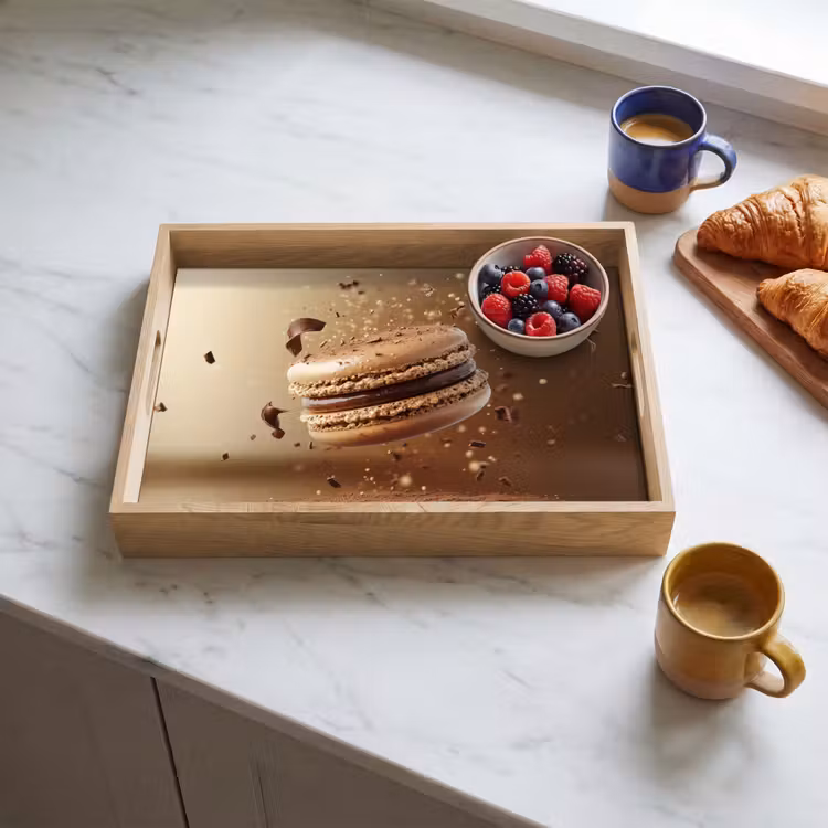 Vassoio - Cioccolato - Macaron - Cibo - Caramelle — 3